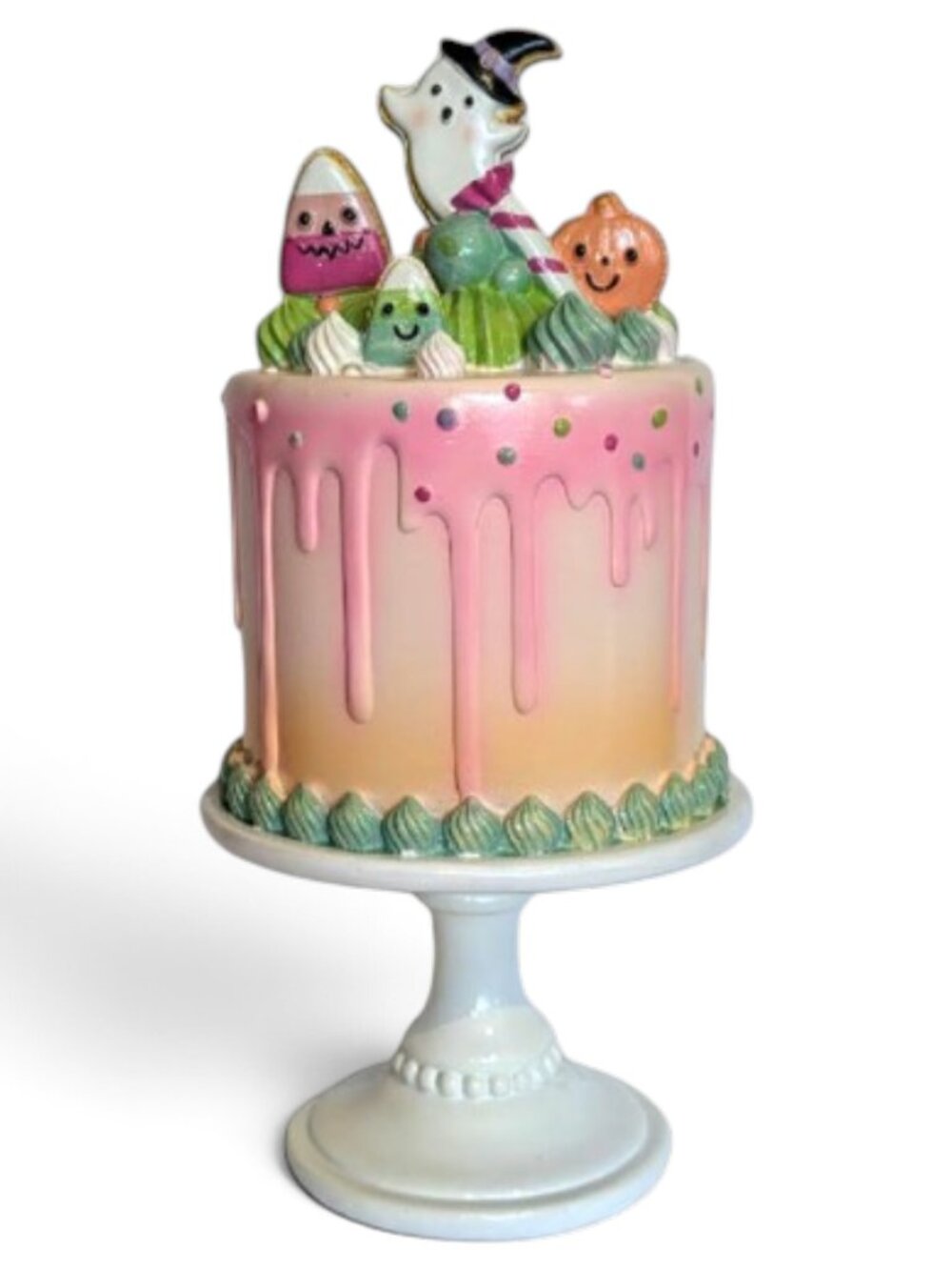 Pinkoween Pastel Halloween Cake Decor Sweet Treats Ghost Pumpkin NWT